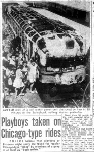 Motor Rail Fire. Sunday Mail. 16 February 1969, p. 16